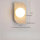 Ljojo Mid Century Modern LED Wall Lights Living Room Bedroom Lamp