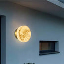 Ljojo Marble Round Led Wall Lamp: Minimalist Nordic Design for Modern Living Room