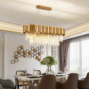 Ljojo Luxury Crystal Chandelier Pendant Light for Living Room and Dining Room
