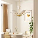 Japanese Style Cream Ceramic Chandelier for Restaurant and Bedroom Decor - Ljojo