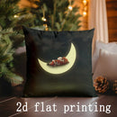 Festive Christmas Cushion Covers by Ljojo - Perfect for Sofa, Bedroom, Car