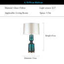 Glass Art Desk Lamp Modern Minimalist Living Room Lighting by Ljojo