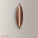 Industrial Walnut LED Pendant Lights for Living Room Decor by Ljojo