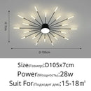 Gold Nordic Round LED Ceiling Chandelier Modern Minimalist Pendant Lamp for Home by Ljojo