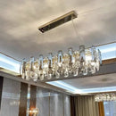 Ljojo Luxury Crystal LED Chandelier for Home Decor & Living Room