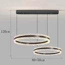 Ljojo Modern Pendant Lights Simple Design LED Chandeliers Dining Room Indoor Lighting