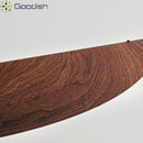 Industrial Walnut LED Pendant Lights for Living Room Decor by Ljojo