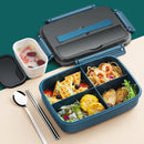 Ljojo Lunch Box Set with Spoon & Fork | High Capacity, Leakproof, Microwave Safe