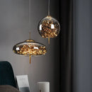 Ljojo Luxury LED Bedside Chandelier - Modern Art Glass Small Light