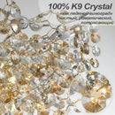 Modern LED Crystal Chandelier Pendant Light Fixture for Home Room by Ljojo