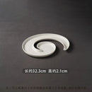 Ljojo Long Strip Ceramic Western Fruit Dish for Special Blended Cuisine