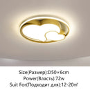 Ljojo LED Ceiling Light: Modern Minimalist Bedroom Chandelier for Living Room, Children's Room