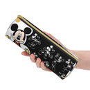 Ljojo Mickey Mouse Minnie Leather Pencil Holder Bag for Students School Gift