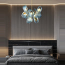 LED Hanging Copper Pendant Light Modern Creative Blue Beauty Home Decor Indoor Restaurant Room Lobby Factory Outlet by Ljojo