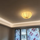 Nordic Wabi Sabi Fabric Pendant Light Chandelier for Living Room by Ljojo