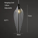 Ljojo Contemporary Metal LED Pendant Light | Minimalist Round Ball Chandelier Fixture