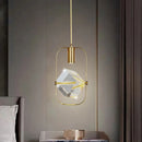 Crystal LED Small Chandelier Nordic Luxury Bedroom Hanging Lamp by Ljojo