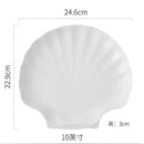 Ljojo Melamine Shell Plate Dish Set - Restaurant Quality Tableware Dish