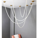 Ljojo LED Pendant Lamp: Nordic Design, 360° Luminous, for Living Room, Dining Room, Office