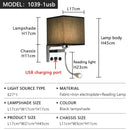 Ljojo LED Wall Lamps with Switch USB Reading Lights for Modern Home Decor