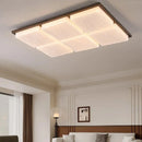 Ljojo LED Walnut Ceiling Lamp - Retro Aesthetic for Living Room, Dining, Study & Bedroom