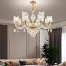 Ljojo Luxury Crystal Chandelier Pendant Light for Living & Dining Room
