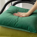 Green Velvet Throw Pillow Cover 45*45cm - Ljojo Ultra Soft Pillowcase