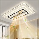 Ljojo Modern Minimal Fan LED Ceiling Pendant Light for Bedroom Lighting Fixtures