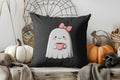 Cute Ghost Floral Halloween Pillow Cover for Sofa Bedroom Car by Ljojo