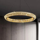 Crystal Living Room Chandelier: Modern Luxurious Dining Lamp by Ljojo