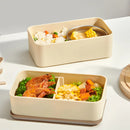 Ljojo Large Capacity Double-Layer Lunch Box with Tableware - Heatable Bento Box