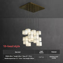 Natural Marble Pendant Light Luxury Villa Living Room Dining Staircase Hall Chandelier - Ljojo