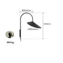 Modern Danish Wall Sconce Light for Bedroom & Living Room by Ljojo