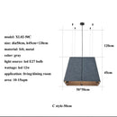 Nordic Felt Led Pendant Lights Chandeliers by Ljojo for Living Dining Room and Bedroom Decor