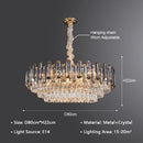 Modern Luxury Crystal LED Pendant Lights Chandelier Lighting for Villa Living Dining Room by Ljojo