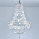 Ljojo Luxury European Crystal Chandelier for High Ceiling Staircase.LatLngere