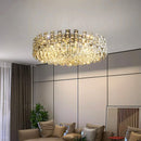 Ljojo Luxury Crystal Chandelier Pendant Light for Living Room - Modern Elegant Ceiling Lighting