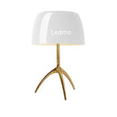 Modern Nordic Glass Desk Lamp Three Legged LED Study Bedroom Living Room - Ljojo