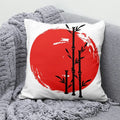 Ljojo Lucky Cat Japanese Style Sofa Bed Pillow Cover: Mount Fuji Japanese Art