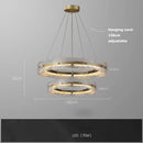 Modern Glass LED Pendant Light Chandelier Designer Hanging Lamp Home Decor Ljojo Factory Outlet