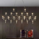 Modern LED Pendant Light Chandelier for Home Decoration by Ljojo | Chic Strip Design