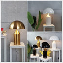 Ljojo Italian Designer Mushroom Table Lamp Led Desk Light White Glass Modern Home Decor