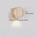 Ljojo LED Travertine Stone Wall Lamp for Indoor Living Room Decoration