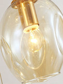 Glass Ball Long Chandelier for Modern Minimalist Loft Living - Ljojo Spiral Luxe Light