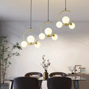 Ljojo Modern Minimalist LED Pendant Lights Bubble Spherical Bar Hanging Lamps Island Decor