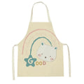 Ljojo Lion Truck Kitchen Apron with Cute Animal Design