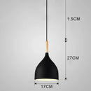 Ljojo Modern Aluminum Pendant Light for Dining Kitchen Cafe E27 Suspension Lamp by GEW