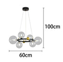 Ljojo LED Chandeliers for Modern Living Room Indoor Lighting