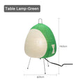Ljojo Wabi-sabi LED Table Lamp: Tripod Rice Paper Pomelo Art Chandelier for Living Room