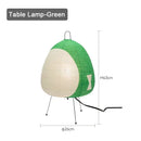 Ljojo Wabi-sabi LED Table Lamp: Tripod Rice Paper Pomelo Art Chandelier for Living Room